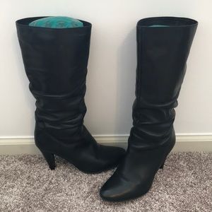 Aldo Black Leather Boots
